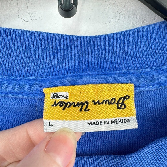 Vintage Down Under T-shirt Mens L Blue 100% Cotton Sydney‎ Graphic Tee - Picture 7 of 8